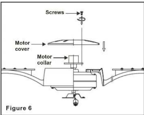 Progress Lighting P2598 - Attaching the Motor Cover - 1