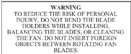 Progress Lighting P250000 - Blade Balancing - 1