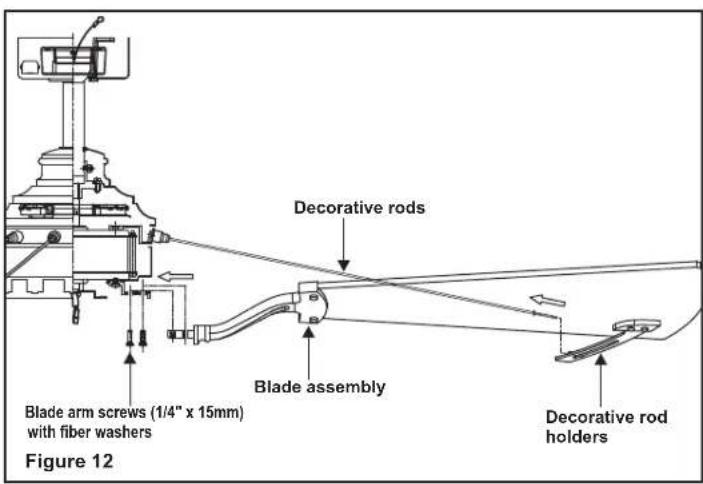 Progress Lighting P250000 - Attaching the Fan Blades (continued) - 2