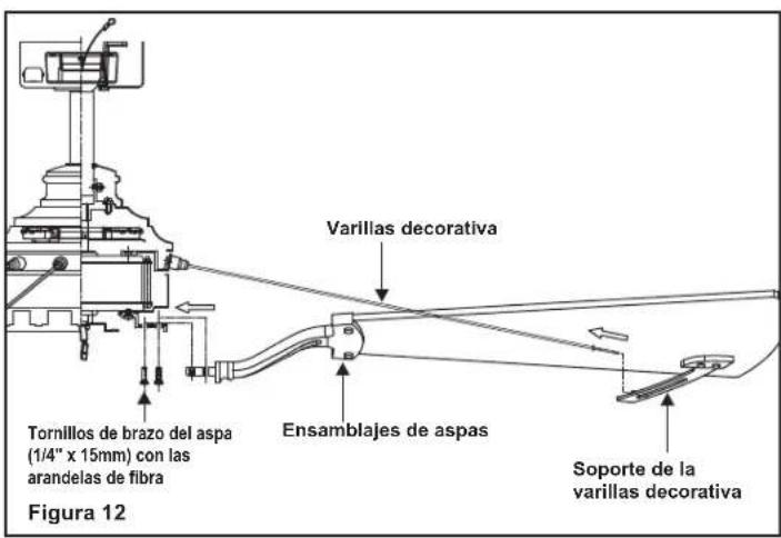 Progress Lighting P250000 - Cómo montar las aspas del ventilador (continuación) - 2