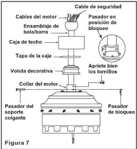 Progress Lighting P250000 - Colocación del ventilador - 4