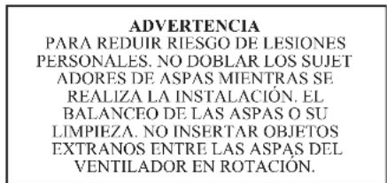 Progress Lighting P250040 - Balanceo de las Aspas - 1