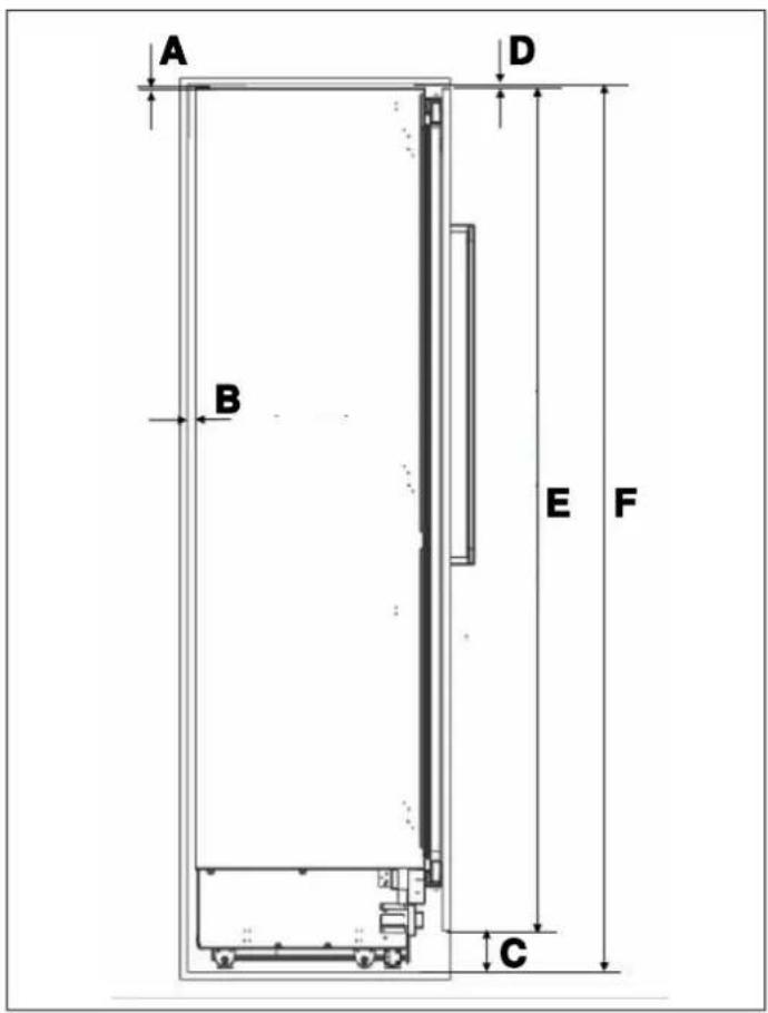 BERTAZZONI REF24WCBPNV - PRÉPARATION POUR L'INSTALLATION - 2