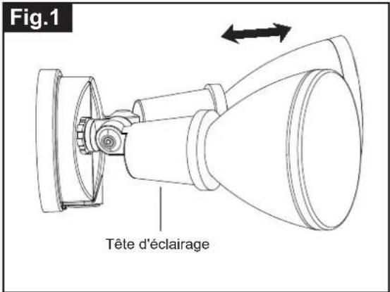 Fig.1 Tête d'éclairage
