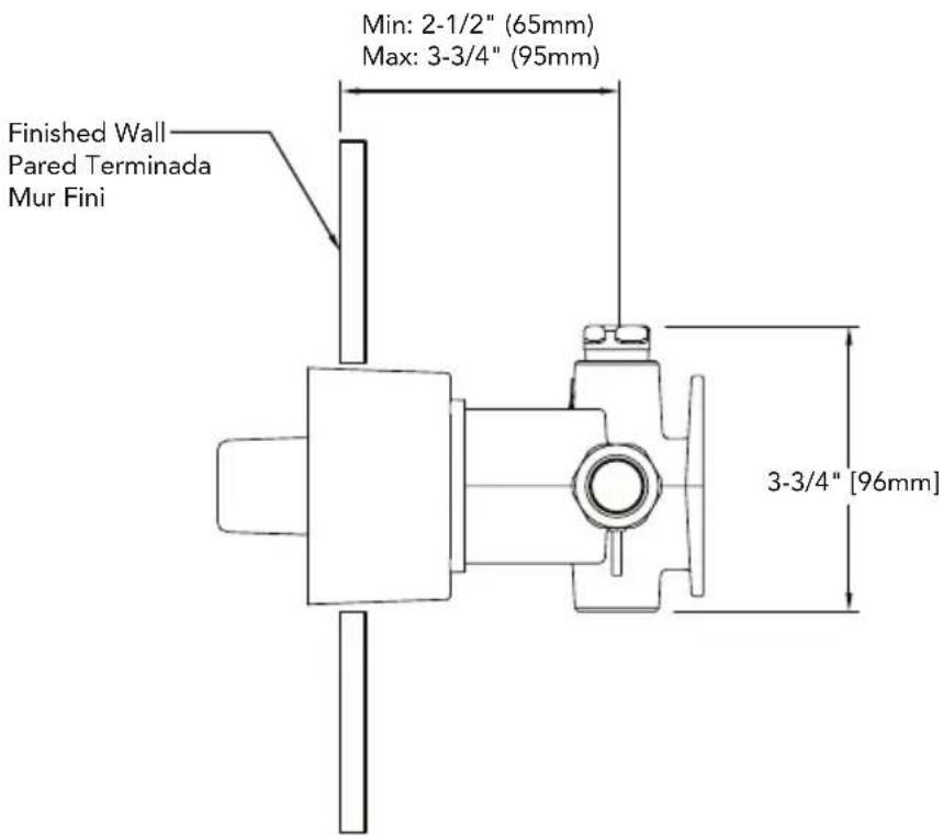 TOTO TS2A - ROUGH-IN DIMENSIONS / DIMENSIONES PRELIMINARES / DIMENSIONS BRUTES - 3