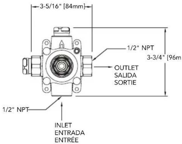 TOTO TS2A - ROUGH-IN DIMENSIONS / DIMENSIONES PRELIMINARES / DIMENSIONS BRUTES - 2