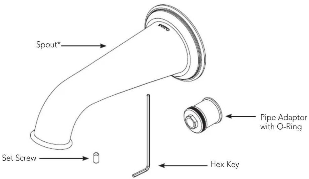 TOTO Silas TS210E - INCLUDED PARTS - 1