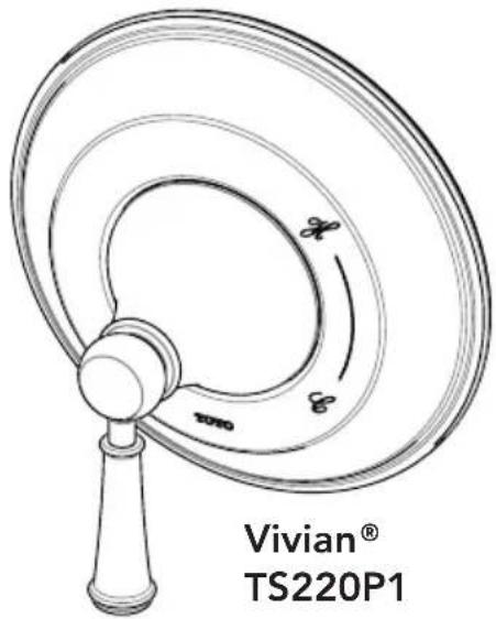 TOTO Silas TS210P - Garniture D'equilibrage De Pression - 1