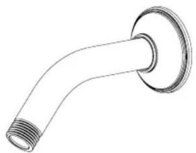 TOTO TS300A51 - Pomme de Douche et Bras - 1