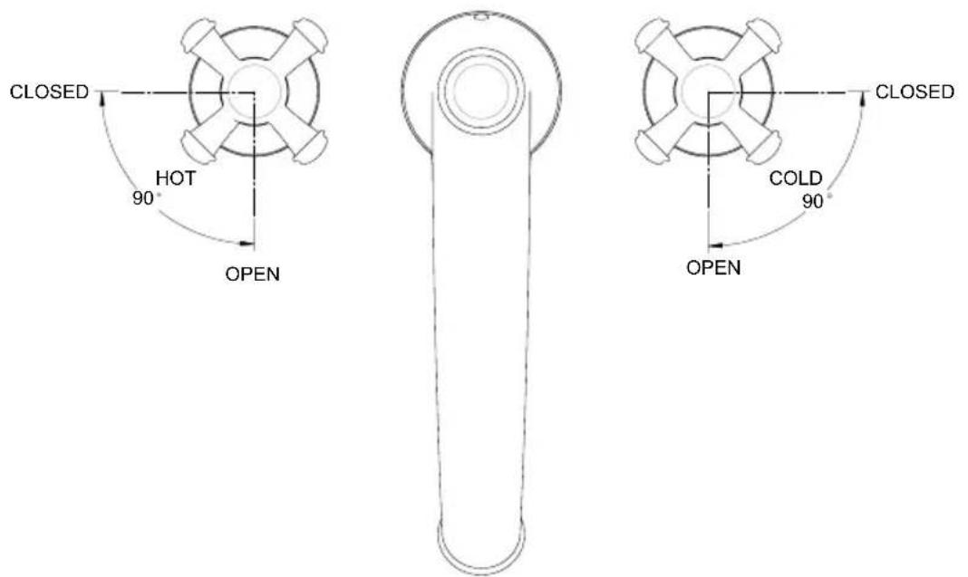 TOTO Vivian TB220DD1 - ROUGH-IN DIMENSIONS / DIMENSIONES PRELIMINARES / DIMENSIONS BRUTES - 1