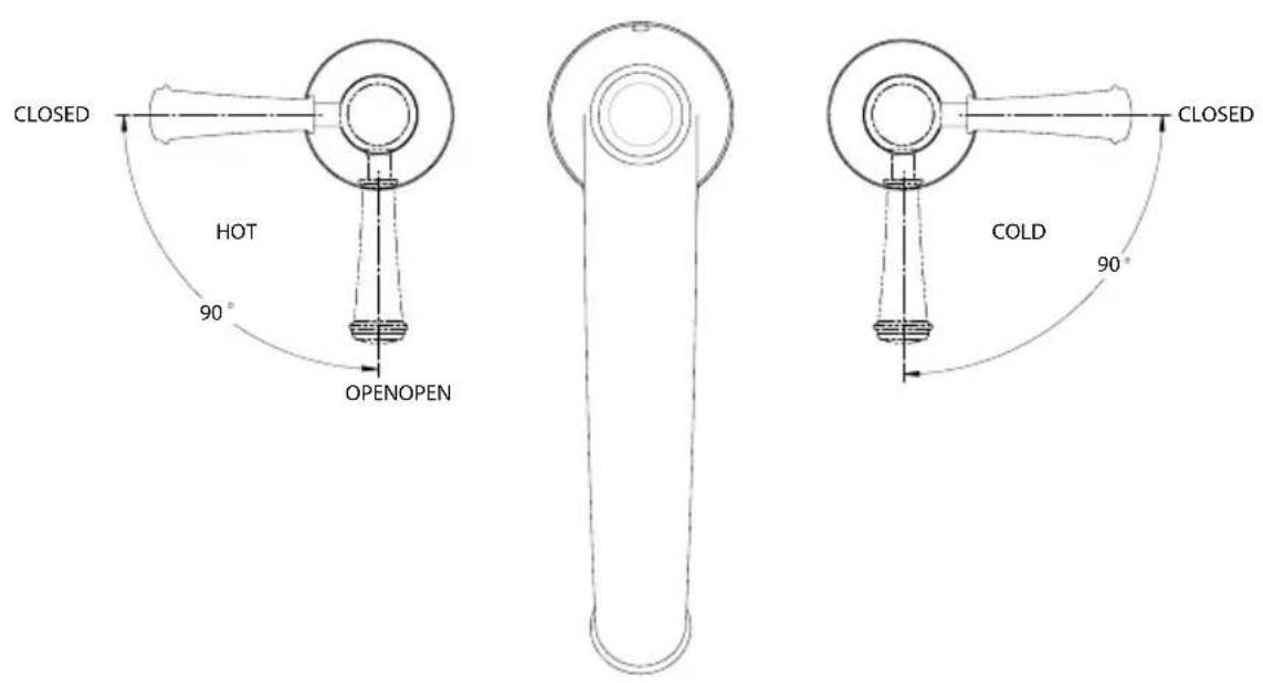 TOTO Vivian TB220DD1 - ROUGH-IN DIMENSIONS / DIMENSIONES PRELIMINARES / DIMENSIONS BRUTES - 1