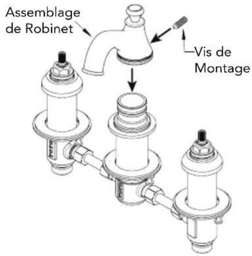 TOTO Vivian TB220DD1 - PROCÉDURE D'INSTALLATION - ROBINET - 2