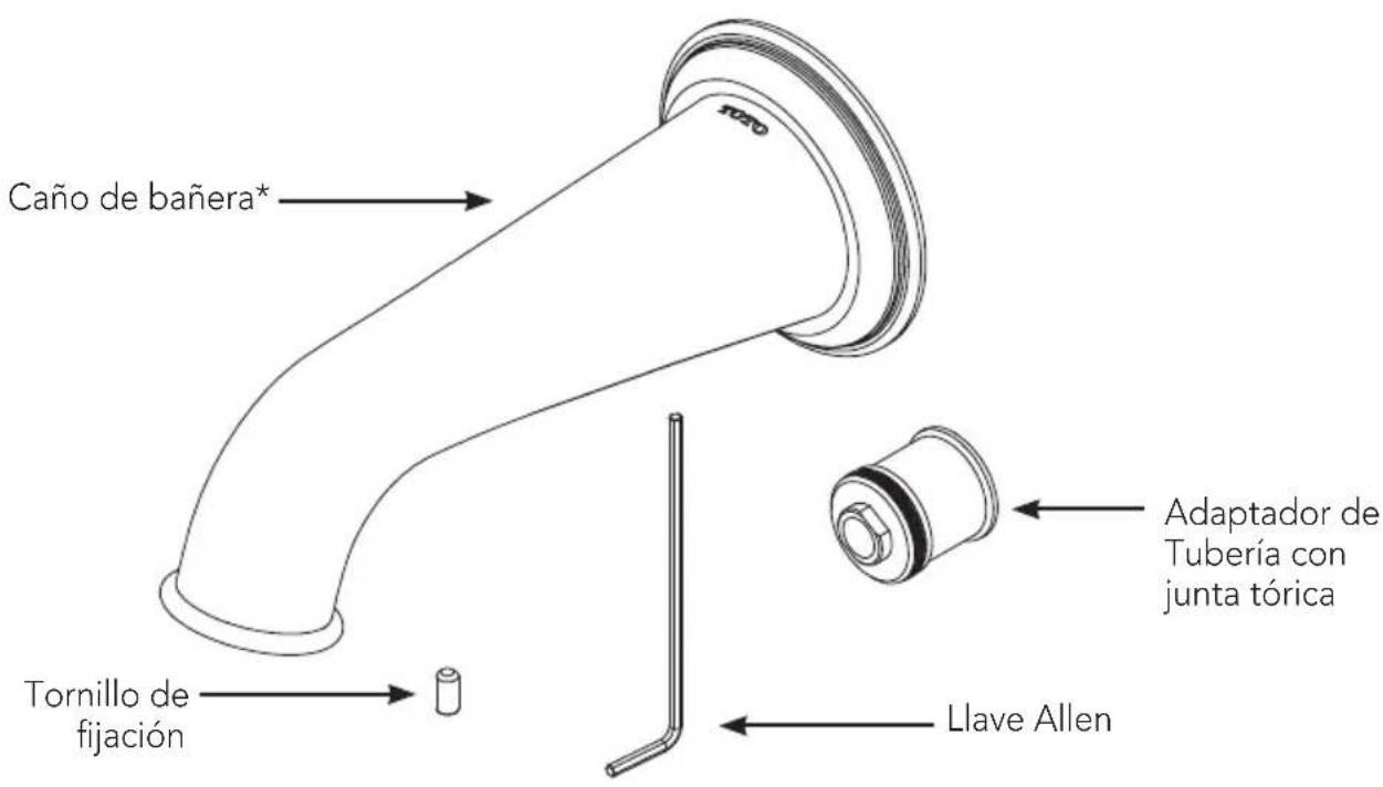 TOTO Vivian TS220E - PARTES INCLUIDAS - 1