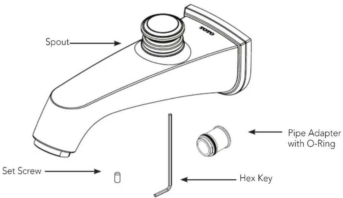 TOTO Keane TS211EV - INCLUDED PARTS - 1