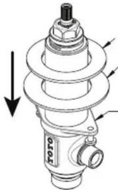 TOTO Vivian TL220DD1 - PROCÉDURE D'INSTALLATION- Valves - 1