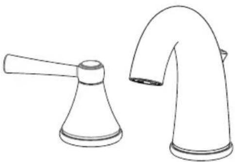 TOTO Vivian TL220DD1 - Widespread Lavatory Faucet - 4