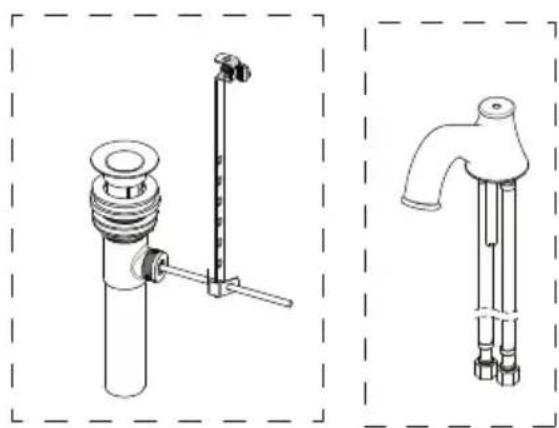 TOTO Vivian TL220DD1 - INCLUDED PARTS - 1