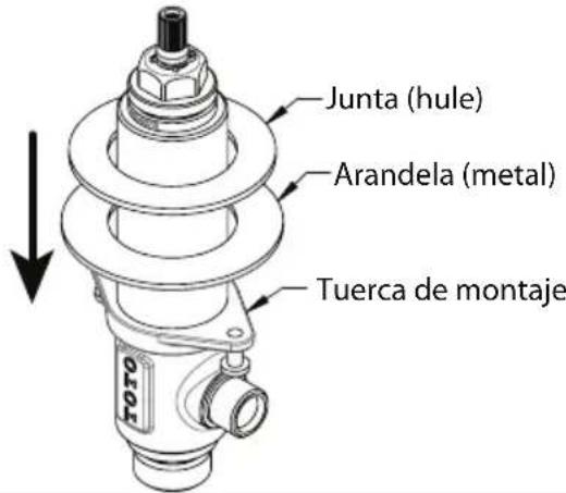 TOTO Vivian TL220DD1 - PROCEDIMIENTO DE INSTALACIÓN - Válvulas - 1