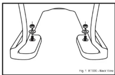 TOTO BT930B - INSTALLATION DU BIDET - 2