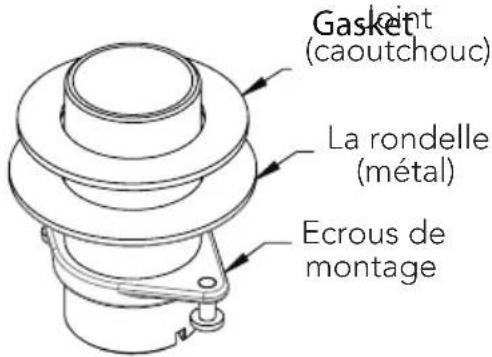TOTO TBMV2 - PROCEDURE D'INSTALLATION - DOUCHETTE MONT (TBMV2 SEULEMENT) - 1