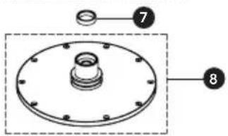 TOTO Upton TS630AR - SPARE PARTS / PIEZAS DE REPUESTO / PIÈCES DE RECHANGE - 3