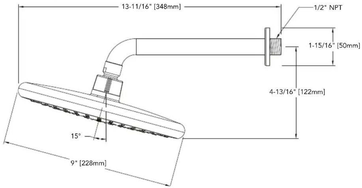 TOTO Upton TS630AR - ROUGH-IN DIMENSIONS / DIMENSIONES PRELIMINARES / DIMENSIONS BRUTES - 1