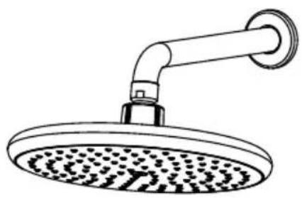 TOTO Upton TS630AR - Pomme de Douche avec Bras - 1