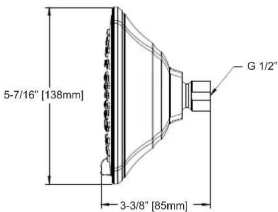 TOTO TS301A61 - ROUGH-IN DIMENSIONS / DIMENSIONES PRELIMINARES / DIMENSIONS BRUTE - 4