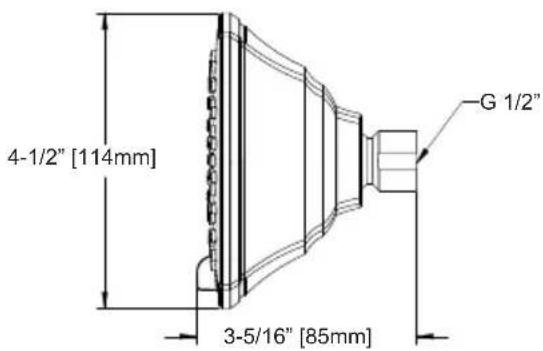TOTO TS301A61 - ROUGH-IN DIMENSIONS / DIMENSIONES PRELIMINARES / DIMENSIONS BRUTE - 2