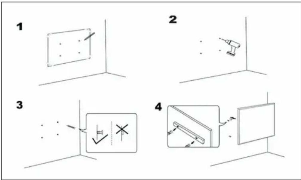 Klarstein Crystal Wall - Important avvertenze sull'installazione - 1