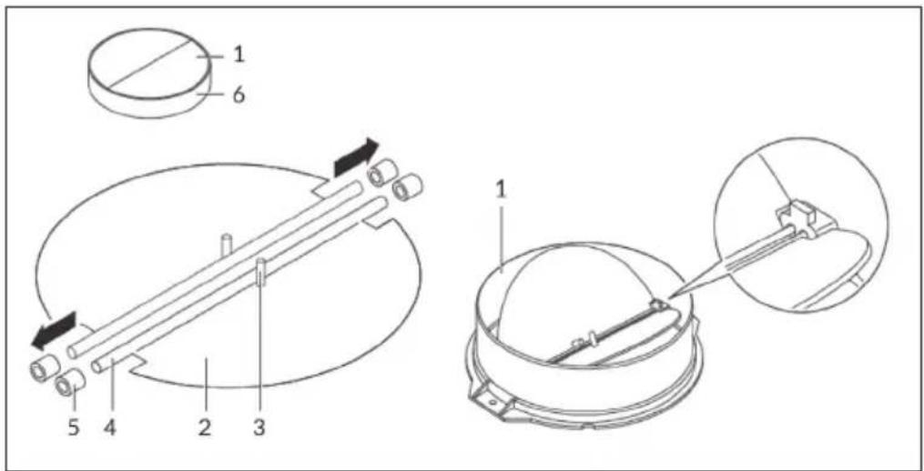 Klarstein Ilona Brilliant Edition - Assembly of the V-flap - 1