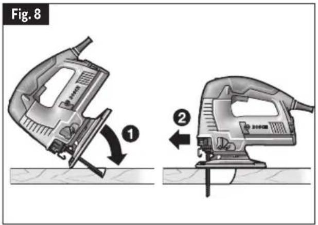 BOSCH JS470EB Professional - Plunge cutting - 2