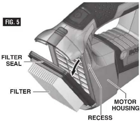 BOSCH VAC120 Professional - CLEANING THE DUST CANISTER (see figures 4 - 6) - 2