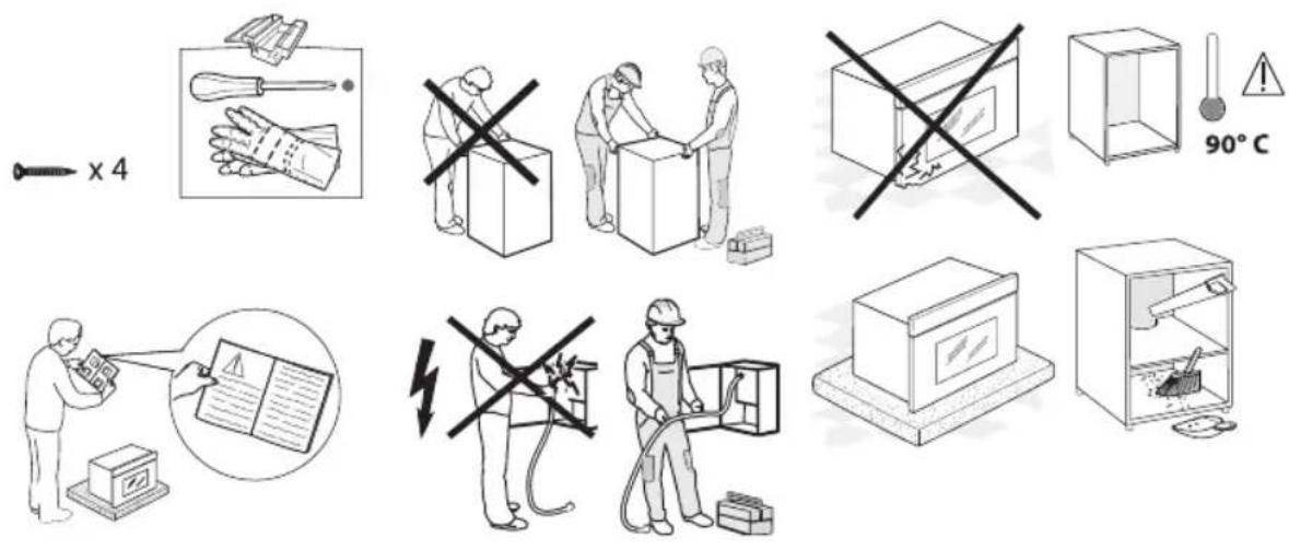 Atag MA6371A - Installatie/Installation - 1