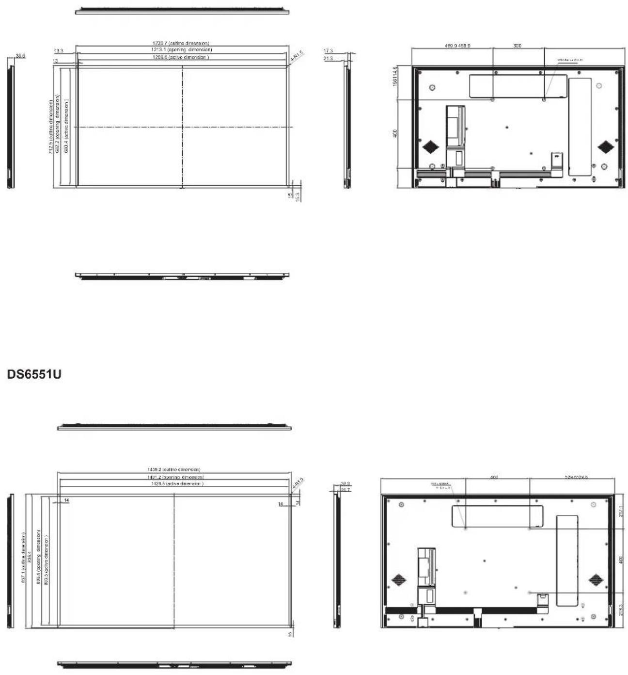 AG Neovo DS6551U - SPÉCIFICATIONS - 1