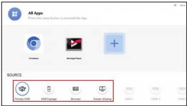 AG Neovo DS6551U - Accéder au menu Multimédia - 1