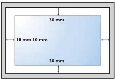 AG Neovo DS6551U - Conditions requises pour la ventilation - 1