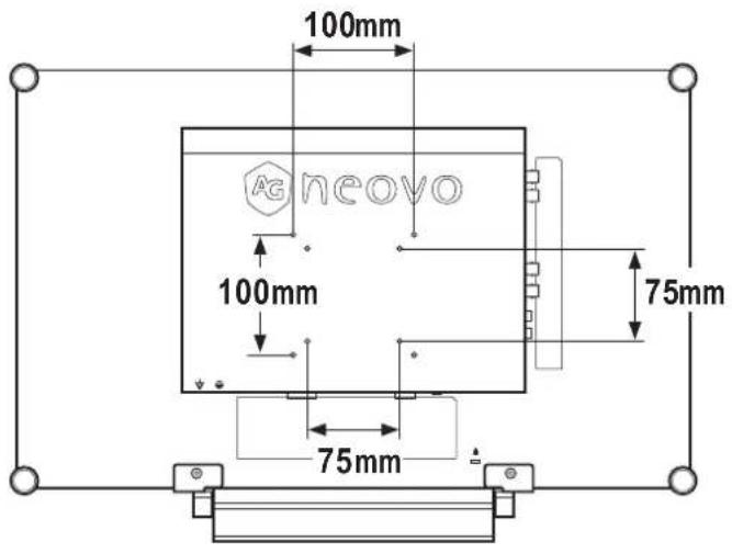 AG Neovo HX-2402 - Montez l'écran LCD au mur. - 1