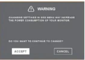 AG Neovo HX-2402 - Messages d'avertissement - 2