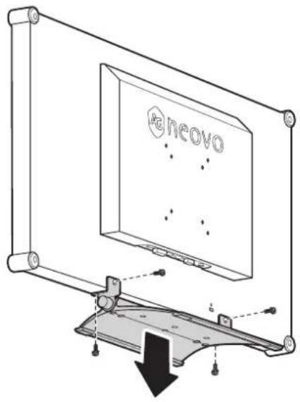 AG Neovo HX-2402 - Enlever le support de la base - 1