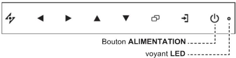 AG Neovo HX-2402 - Mise sous tension - 1
