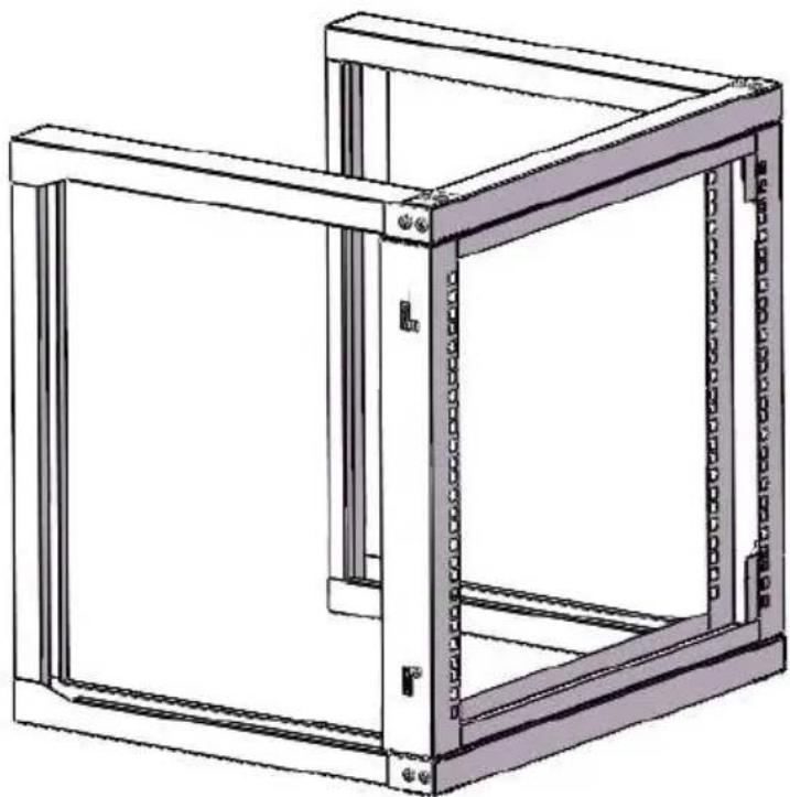 Vevor SPT-505-09 - Wall Mount Server Rack - 1