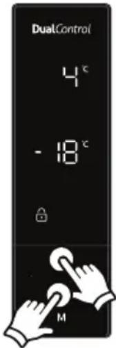 SHARP SJ-BA20IEXAC-EU - Desativar o bloqueio de crianças - 1