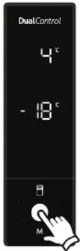 SHARP SJ-BA20IEXAC-EU - Freezer temperature settings - 1