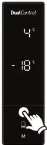 SHARP SJ-BA20IEXAC-EU - Cooler temperature settings - 1