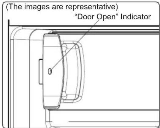 SHARP SJ-UD121T2W-EU - "Door Open" Indicator; - 1