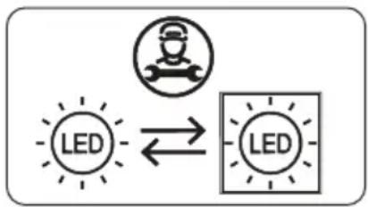 SHARP SJ-UD121T2W-EU - LED-Beleuchtung auswechseln - 2