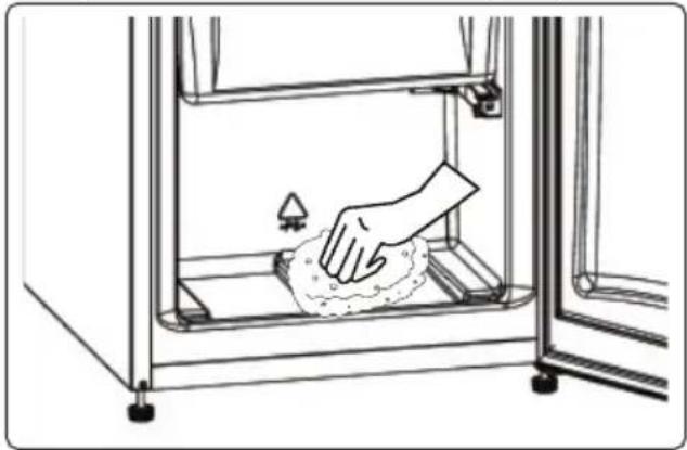 SHARP SJ-UD121T2W-EU - Processo de descongelação do congelador - 1
