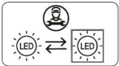 SHARP SJ-UD121T2W-EU - Udskiftning af LED-belysning - 2