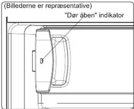 SHARP SJ-UD121T2W-EU - "Dør åben" indikator; - 1